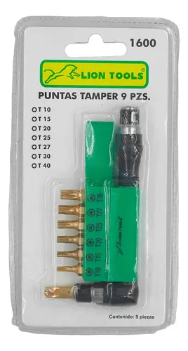PUNTAS TAMPER 9 PZ