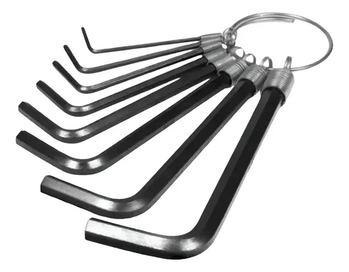 LLAVES HEXAGONALES 8 PIEZAS ESTANDAR