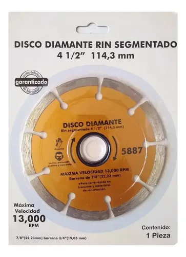 DISCO DIAMANTE RIN SEGMENTADO