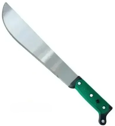 MACHETE PULIDO RECTO MANGO PLASTICO 14"