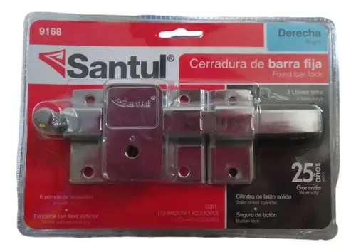 CERRADURA DE BARRA FIJA DERECHA