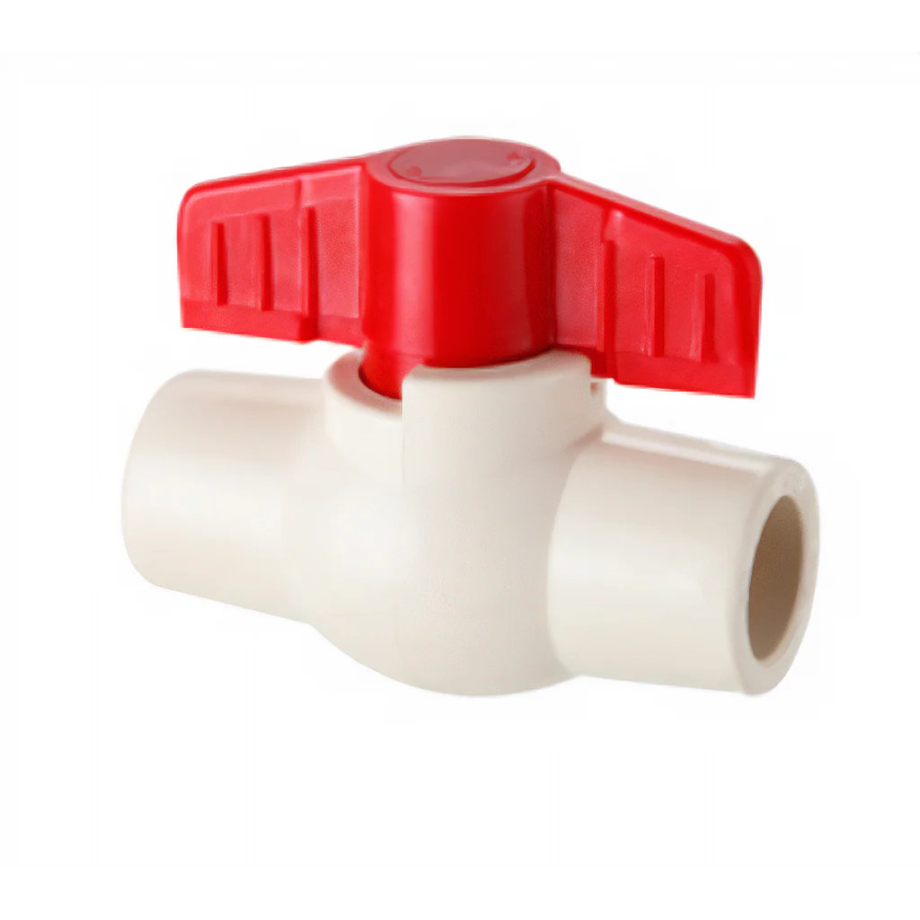 VALVULA ROSCABLE DE PVC DE 3/4"