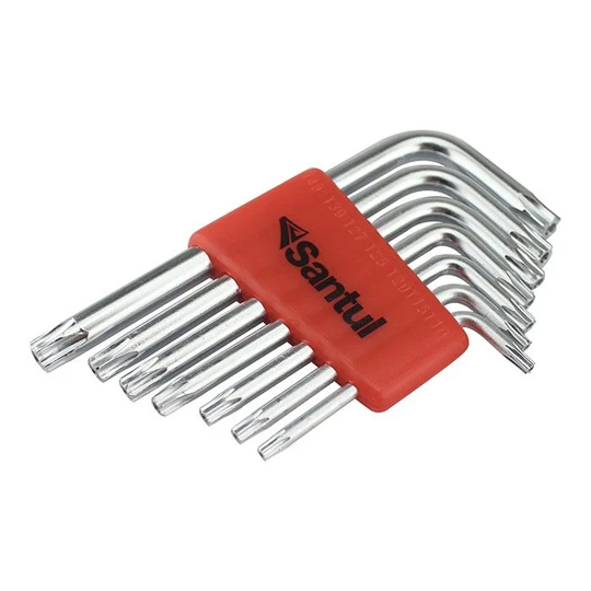 JUEGO DE 7 LLAVES TORX CON SEGURO
