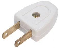 CLAVIJA DE PLASTICO SENCILLA BLANCA SPL