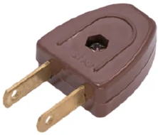 CLAVIJA DE PLASTICO SENCILLA CAFE SPL