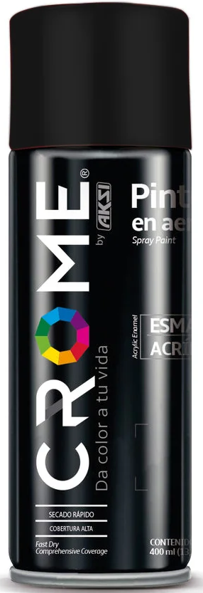 PINTURA EN AEROSOL NEGRO BRILLANTE PA-815