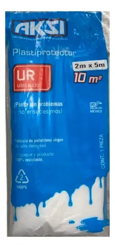 PLASTIPROTECTOR USO RUDO 2M X 5 M 10 M2