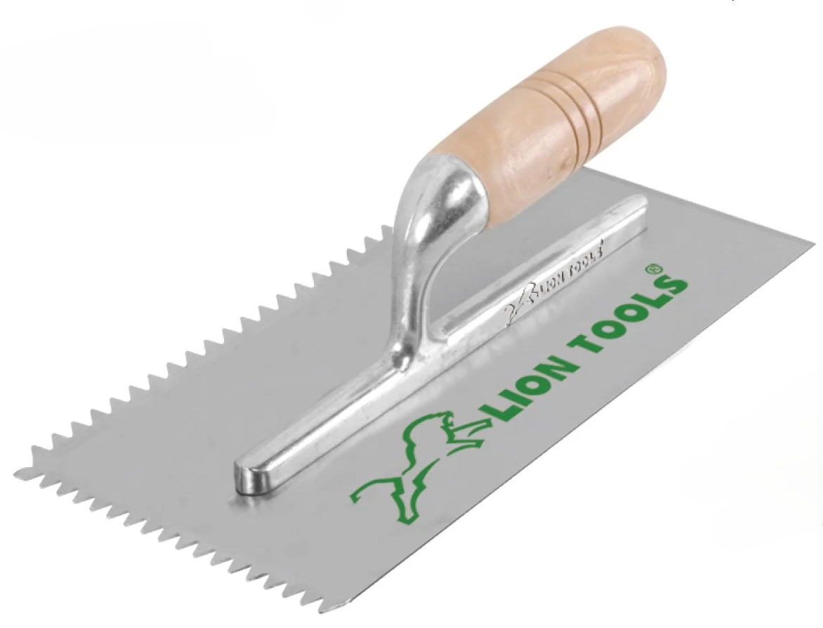 Llana canto dentado triangular 11"