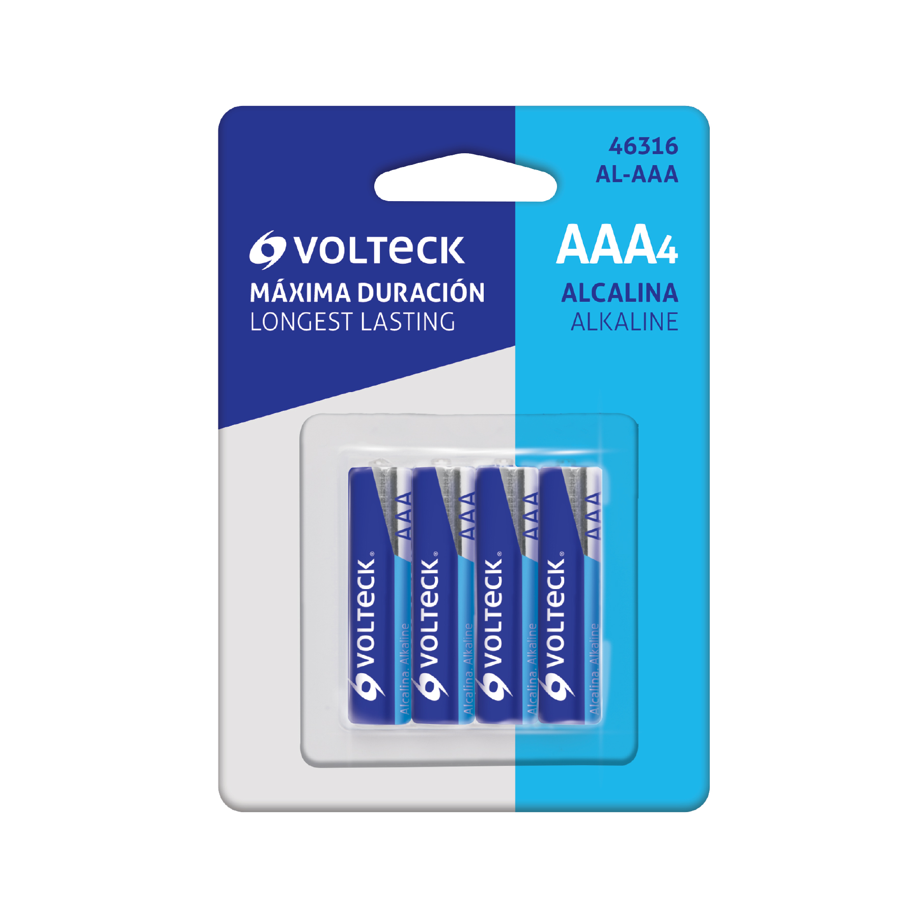 PILA ALCALINA AAA VOLTECK AL-AAA