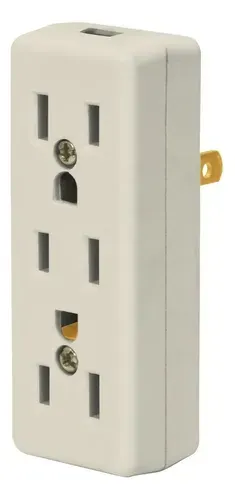MULTICONTACTO TRIPLE PARA PARED