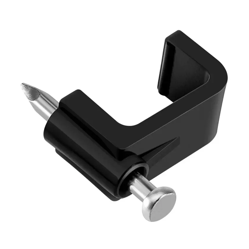 GRAPA NEGRA PARA CABLE PLANO 5 MM X 8.5MM